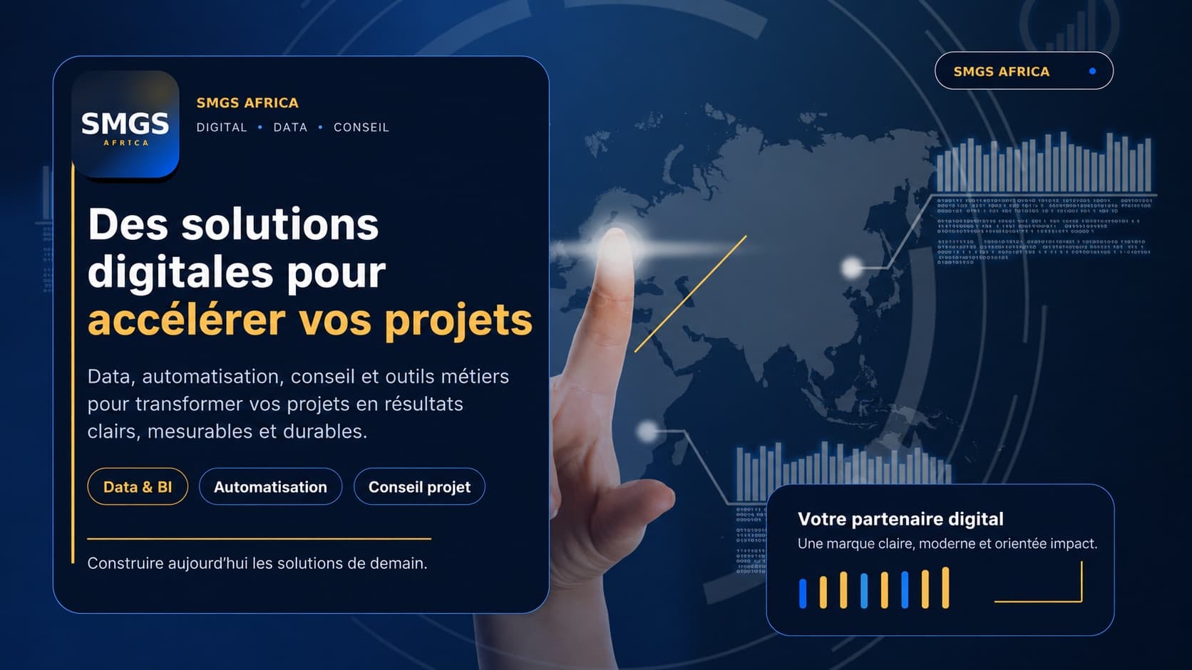 SMGS Africa : des solutions digitales pour accélérer vos projets, data, automatisation, conseil